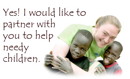 Yes I would like to partner with you to help needy children